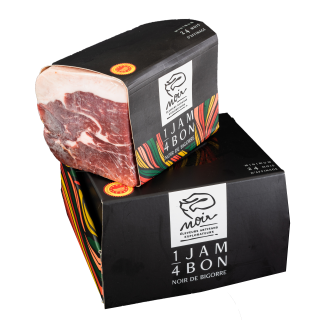 1/4 Jambon A.O.P Noir de Bigorre désossé